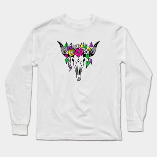 The skull of a goat Long Sleeve T-Shirt
